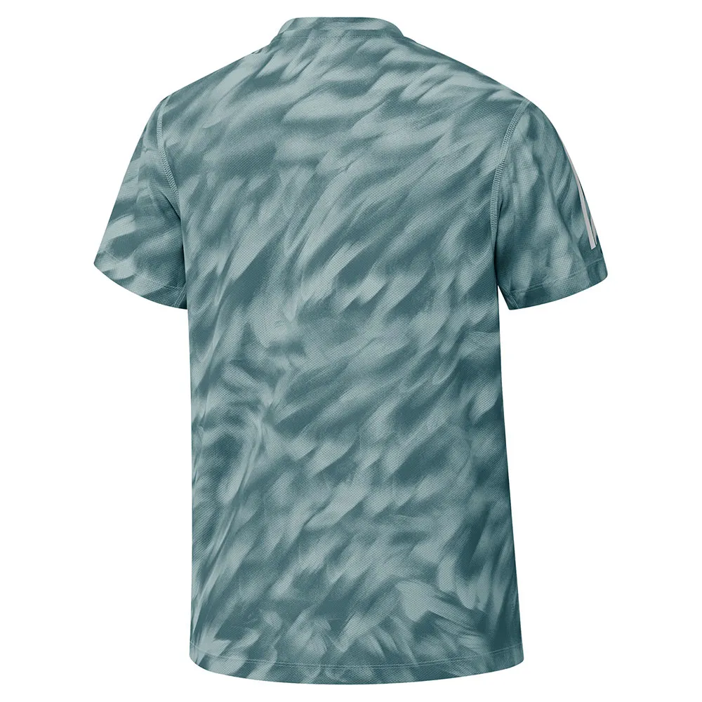 adidas Own The Run Allover Print T-shirt Med Korta ärmar female