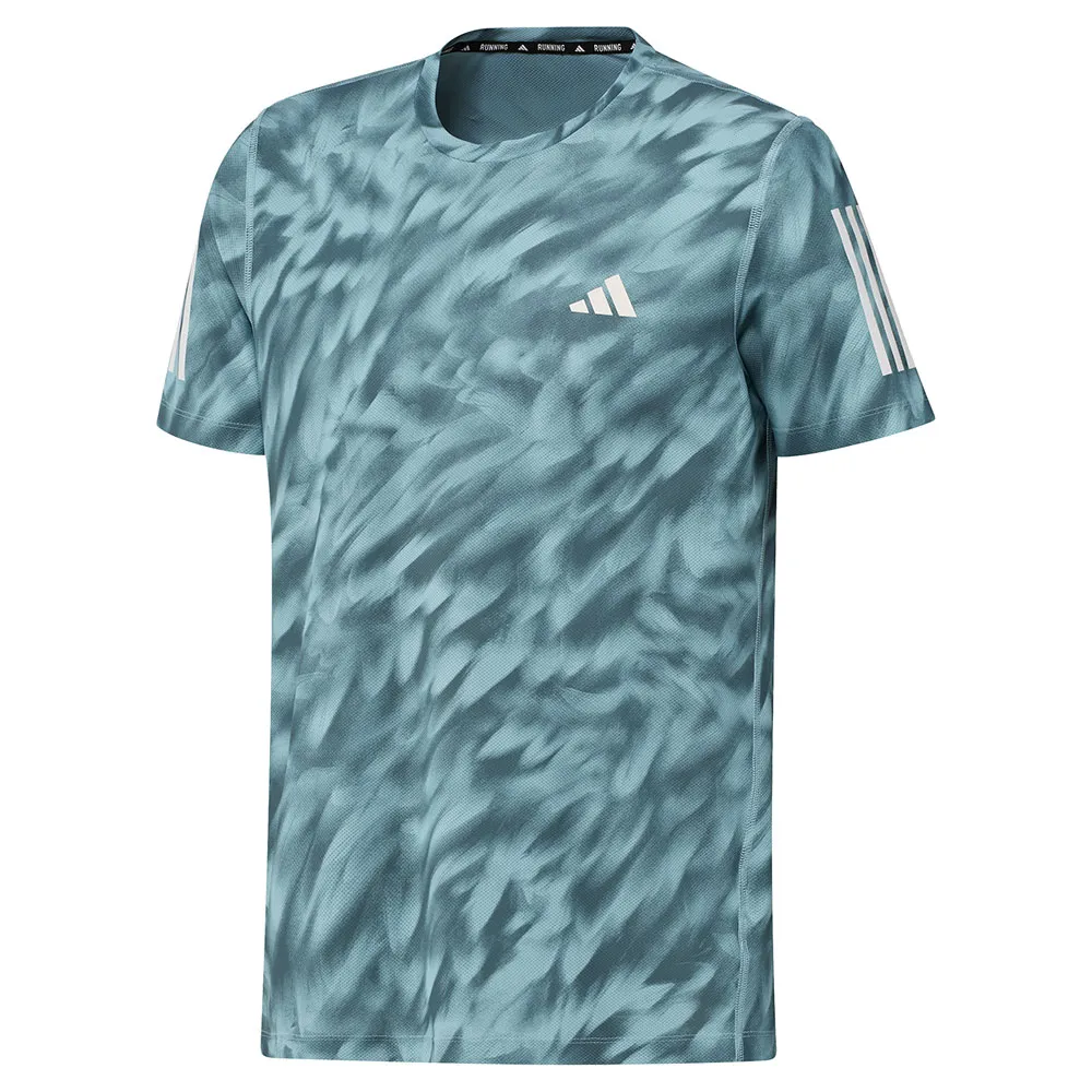 adidas Own The Run Allover Print T-shirt Med Korta ärmar female