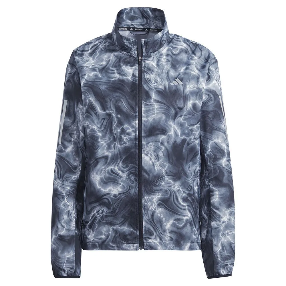 adidas Own The Run Allover Print Windbreaker Jacka female