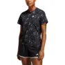 adidas Own The Run Aop T-shirt Med Korta ärmar female, Black