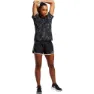 adidas Own The Run Aop T-shirt Med Korta ärmar female, Black