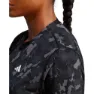adidas Own The Run Aop T-shirt Med Korta ärmar female, Black