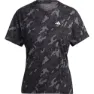 adidas Own The Run Aop T-shirt Med Korta ärmar female, Black