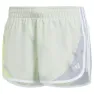 adidas Own The Run Base Cb 3´´ Shorts female, Linen green / green spark / halo silver