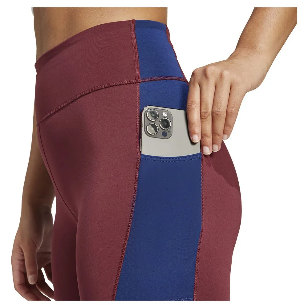 adidas Own The Run Cb Leggings female, Shadow red / dark blue adidas Own The Run Cb Leggings female, Shadow red / dark blue