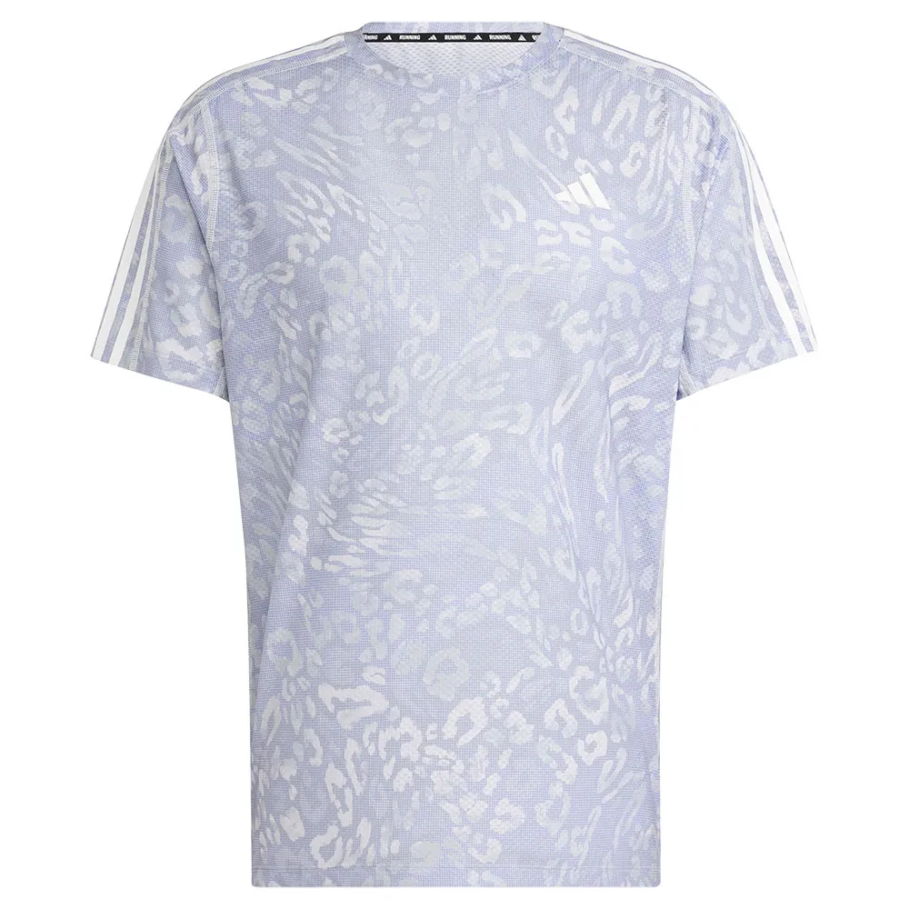 adidas Own The Run Climacool 3 Stripes T-shirt Med Korta ärmar male adidas Own The Run Climacool 3 Stripes T-shirt Med Korta ärmar male