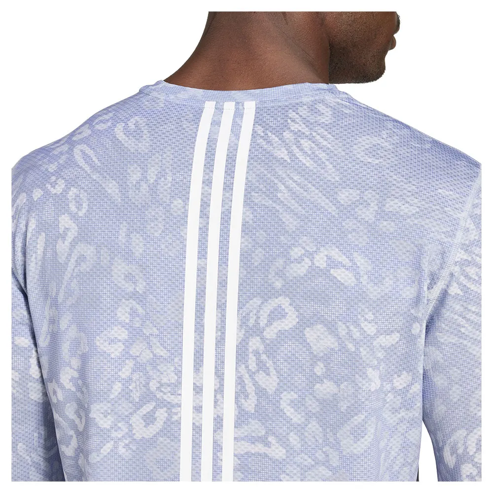 adidas Own The Run Climacool 3 Stripes T-shirt Med Lång ärm male adidas Own The Run Climacool 3 Stripes T-shirt Med Lång ärm male