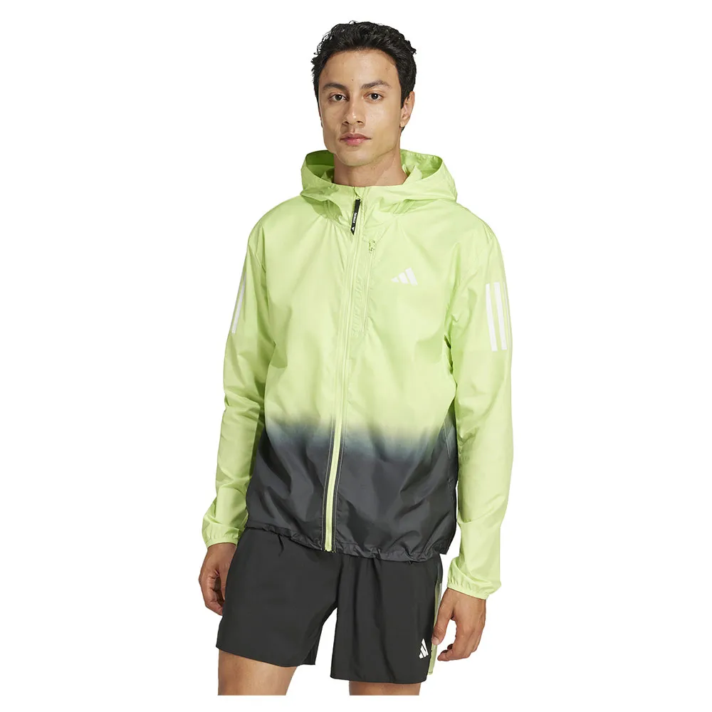 adidas Own The Run Colorblock Jacka male, Pulse lime