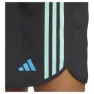 adidas Own The Run Essentials 3 Stripes 7´´ Shorts male, Black / acid mint / bright blue