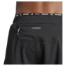 adidas Own The Run Essentials 3 Stripes 7´´ Shorts male, Black / acid mint / bright blue