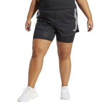 adidas Own The Run Excite 3 Stripes 2-i-1 Shorts female