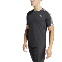 adidas Own The Run Excite 3 Stripes T-shirt Med Korta ärmar male adidas Own The Run Excite 3 Stripes T-shirt Med Korta ärmar male