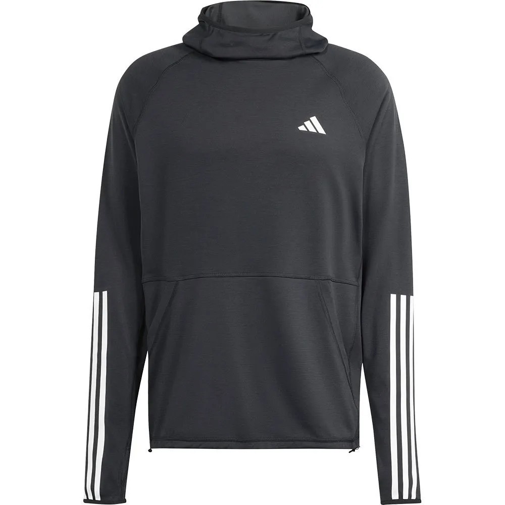 adidas Own The Run Excite 3 Stripes Tröja Med Huva male