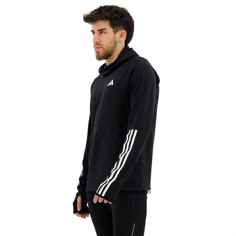 adidas Own The Run Excite 3 Stripes Tröja Med Huva male