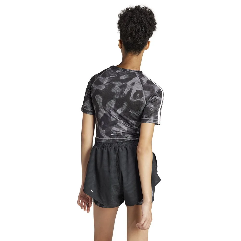 adidas Own The Run Excite Aop T-shirt Med Korta ärmar female