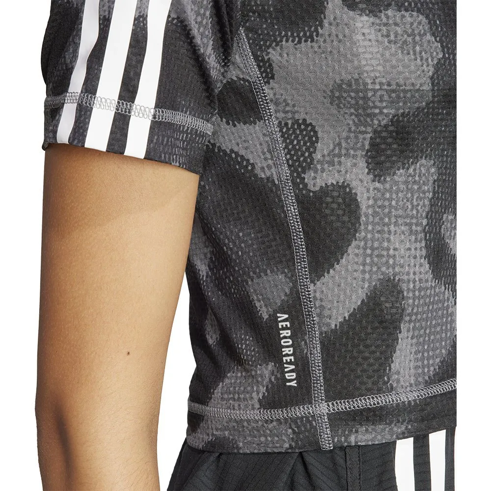 adidas Own The Run Excite Aop T-shirt Med Korta ärmar female