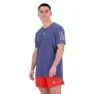 adidas Own The Run Heather T-shirt Med Korta ärmar male, Dark blue melange