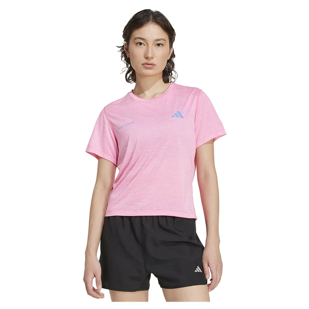 adidas Own The Run Melange T-shirt Med Korta ärmar male