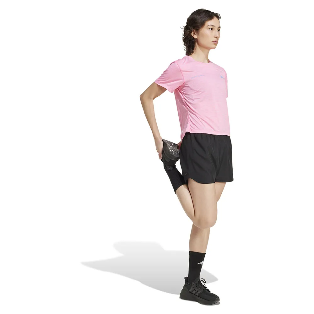 adidas Own The Run Melange T-shirt Med Korta ärmar male