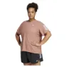 adidas Own The Run Plus T-shirt Med Korta ärmar female, Warm clay