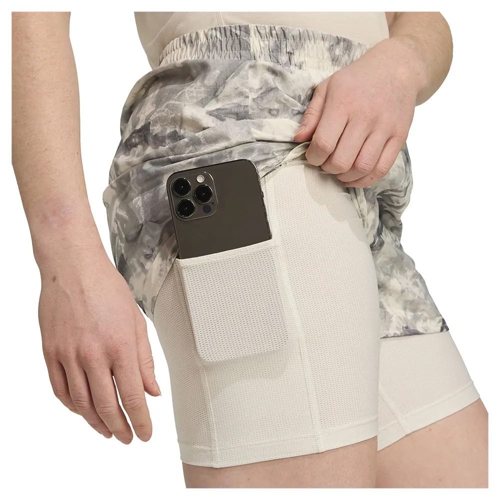 adidas Own The Run Spray Dye 2in1 Shorts female adidas Own The Run Spray Dye 2in1 Shorts female
