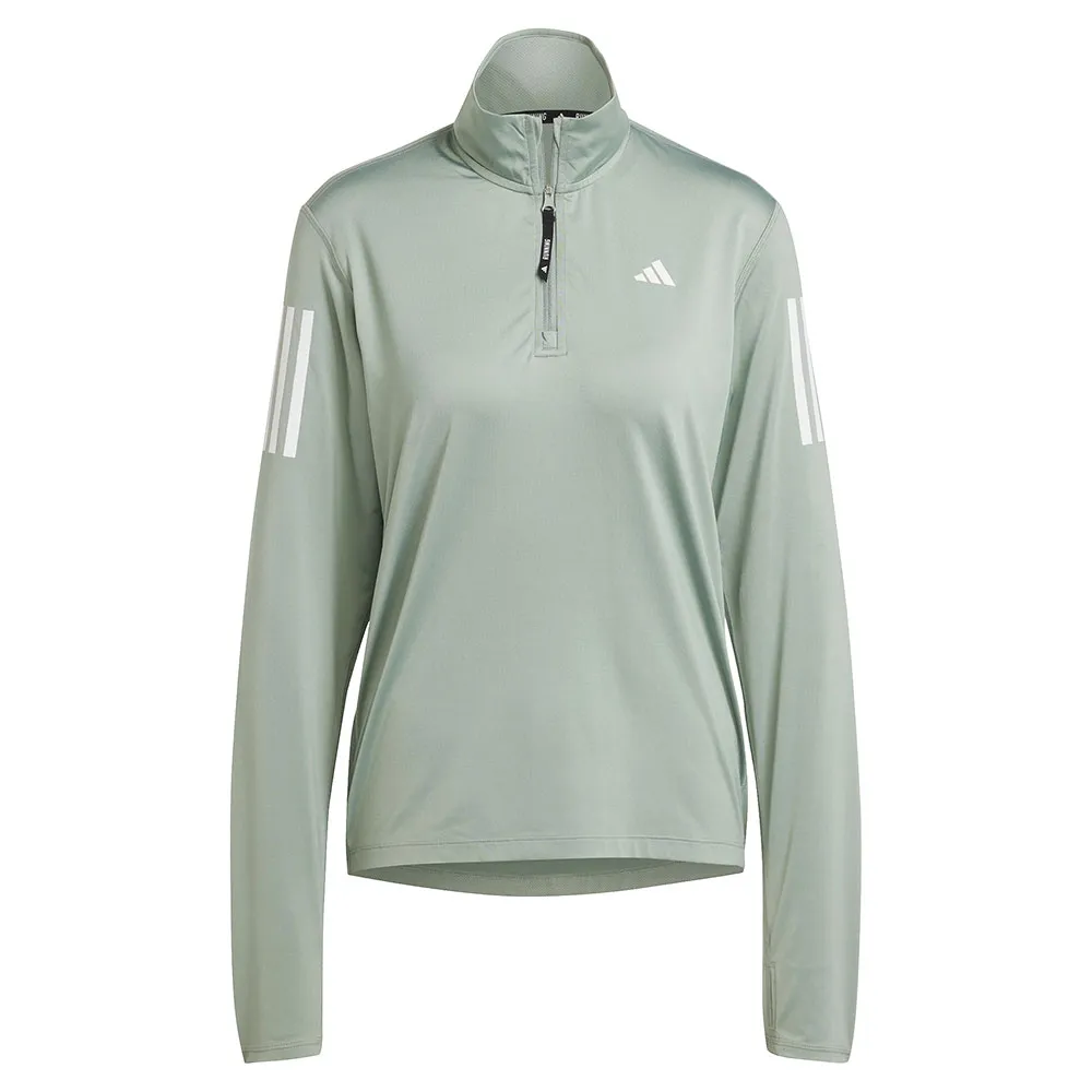 adidas Own The Run Tröja Med Halv Dragkedja male
