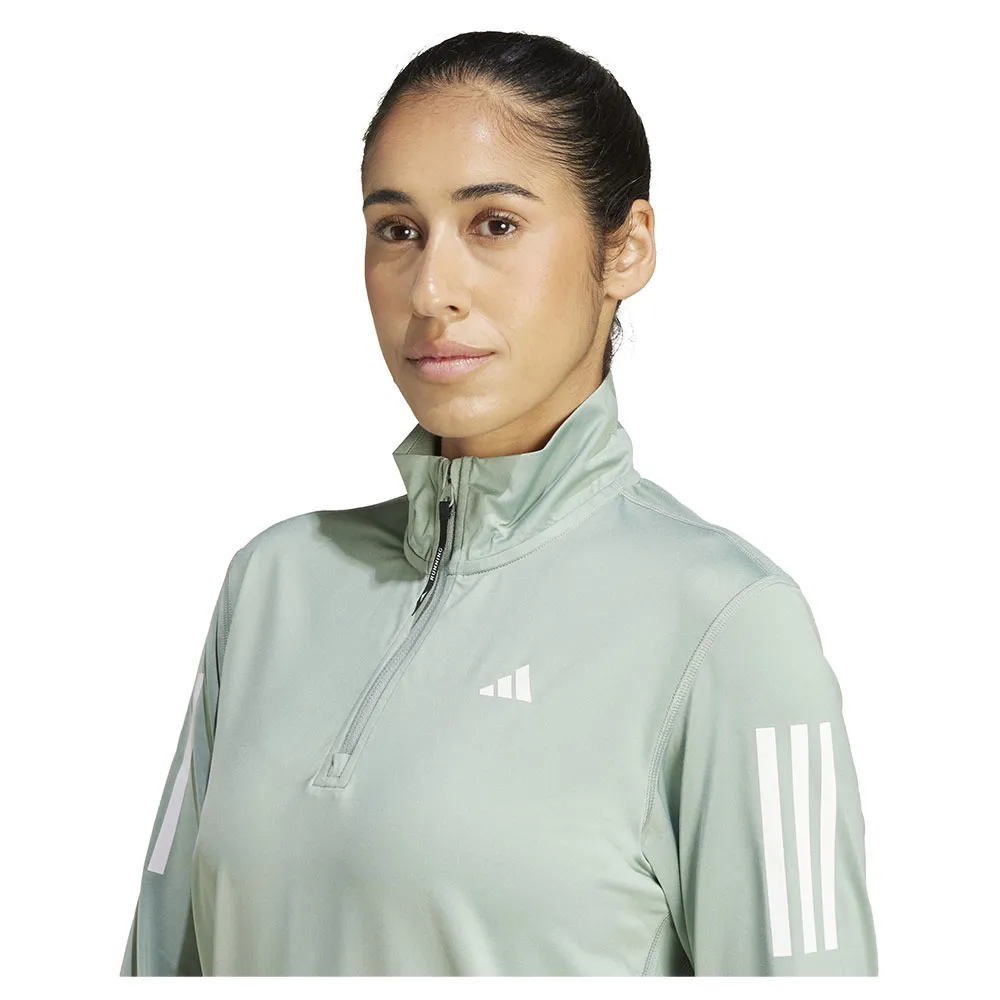 adidas Own The Run Tröja Med Halv Dragkedja male