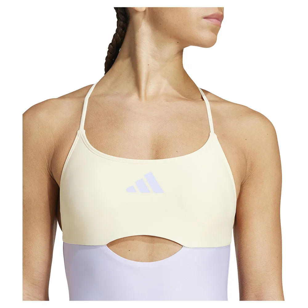 adidas Padded Colorblock X Back Baddräkt female, Violet tone / warm vanilla adidas Padded Colorblock X Back Baddräkt female, Violet tone / warm vanilla