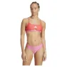 adidas Padded Colorblock X Back Bikini female