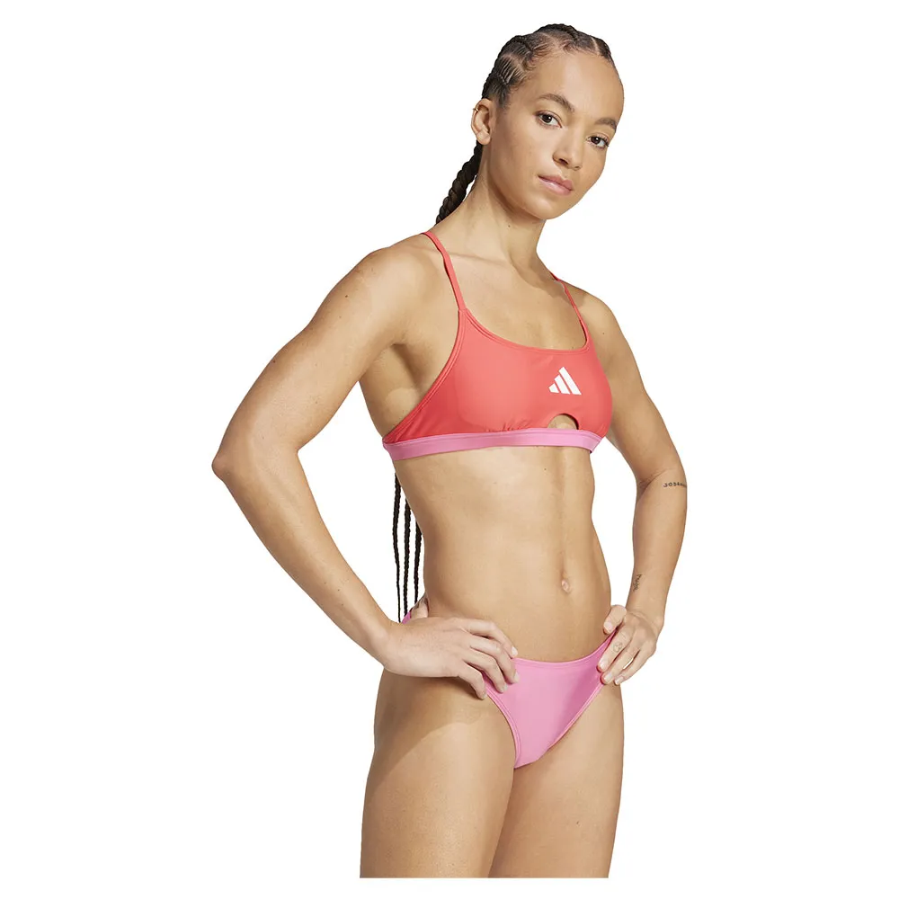 adidas Padded Colorblock X Back Bikini female adidas Padded Colorblock X Back Bikini female