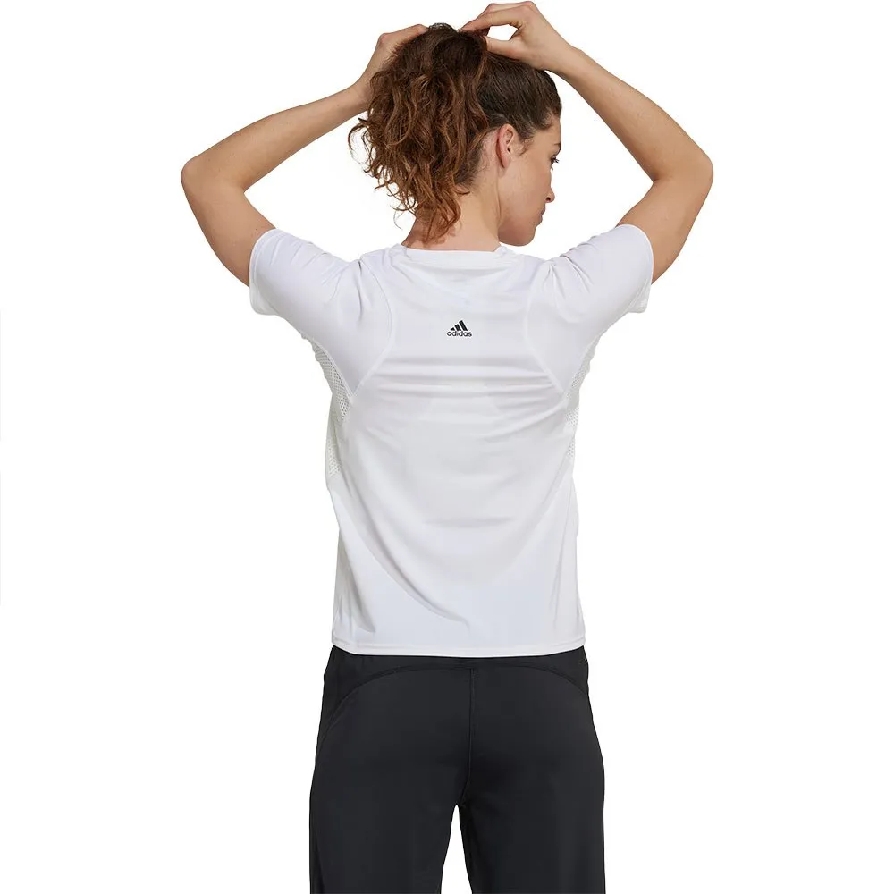 adidas Parley Run Fast T-shirt Med Korta ärmar female, White adidas Parley Run Fast T-shirt Med Korta ärmar female, White