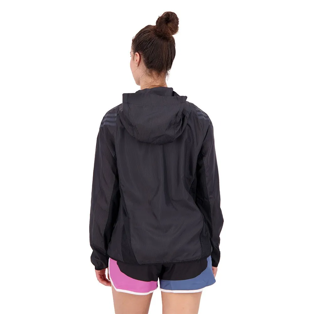 adidas Ri 3 Stripes Windbreak Jacka female, Black