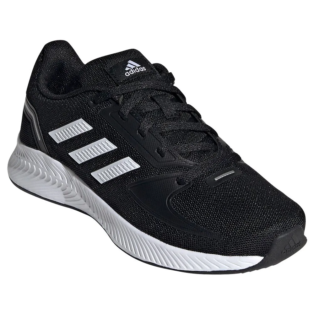 adidas Run Falcon 2.0 Skor, Core black / ftwr white / silver met., EU 36 2/3