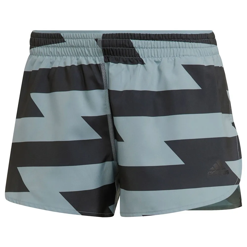adidas Run Fast Lb 4´´ Shorts female, Magic grey / black adidas Run Fast Lb 4´´ Shorts female, Magic grey / black