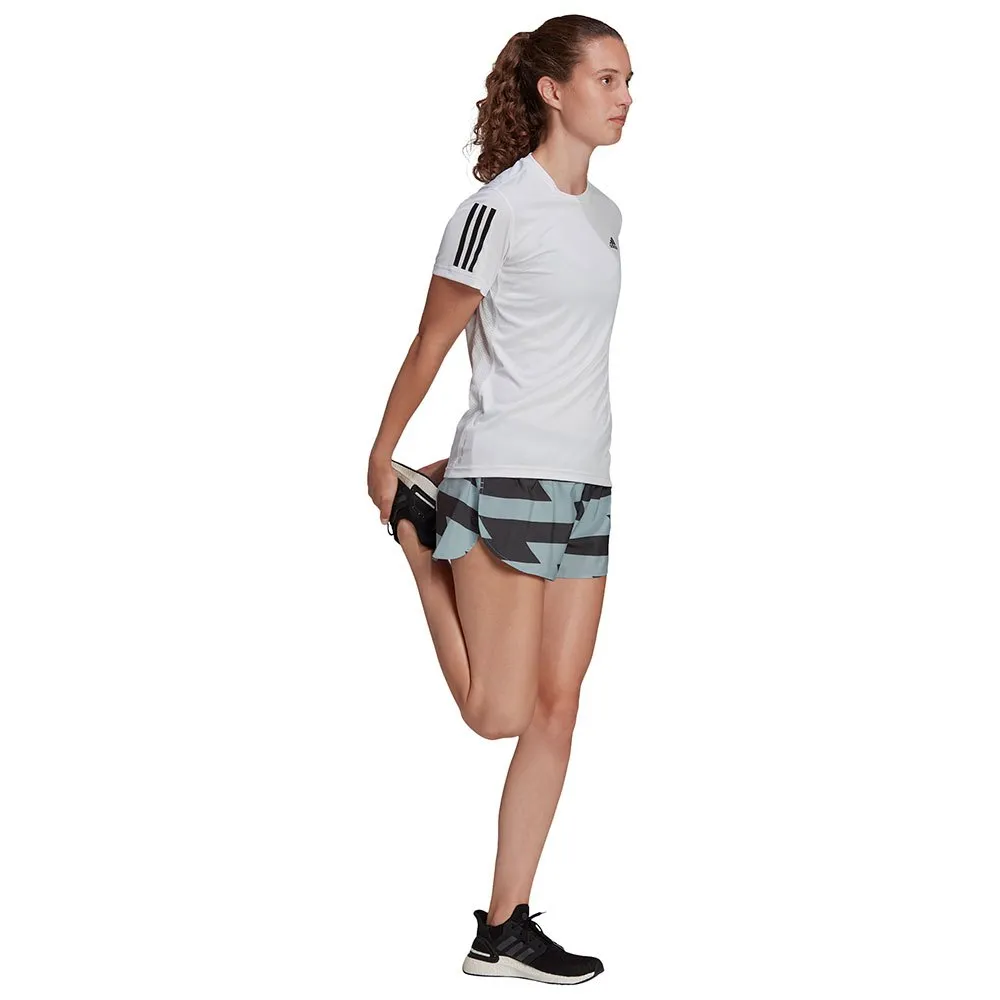 adidas Run Fast Lb 4´´ Shorts female, Magic grey / black adidas Run Fast Lb 4´´ Shorts female, Magic grey / black