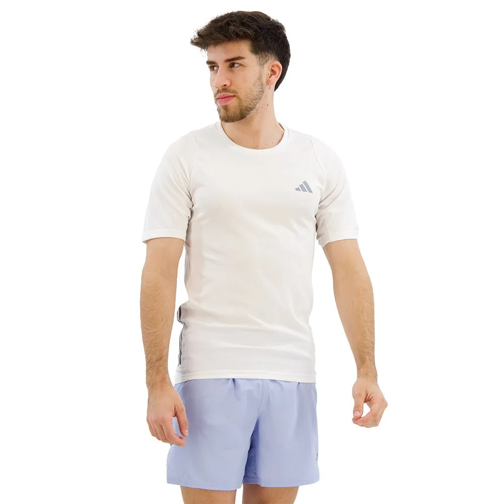 adidas Run Icons 3 Stripes T-shirt Med Korta ärmar male adidas Run Icons 3 Stripes T-shirt Med Korta ärmar male