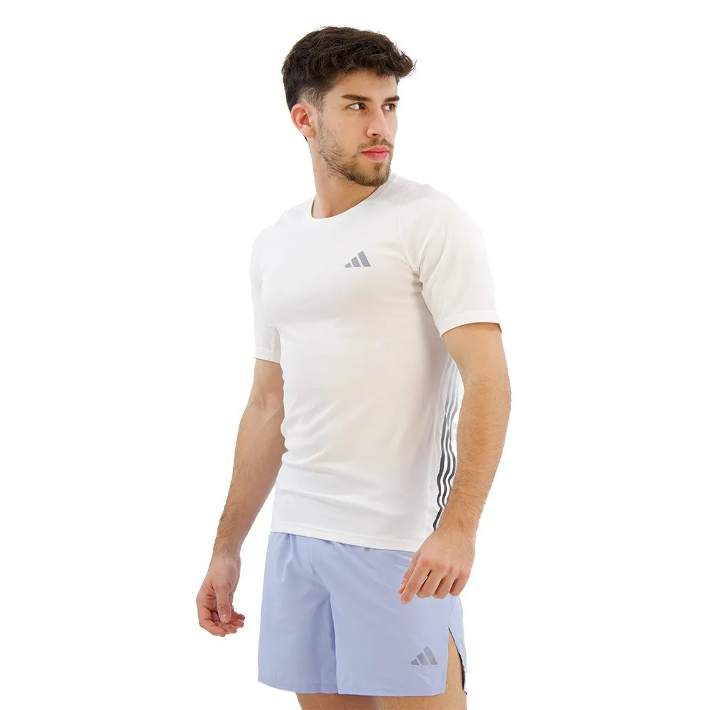 adidas Run Icons 3 Stripes T-shirt Med Korta ärmar male adidas Run Icons 3 Stripes T-shirt Med Korta ärmar male