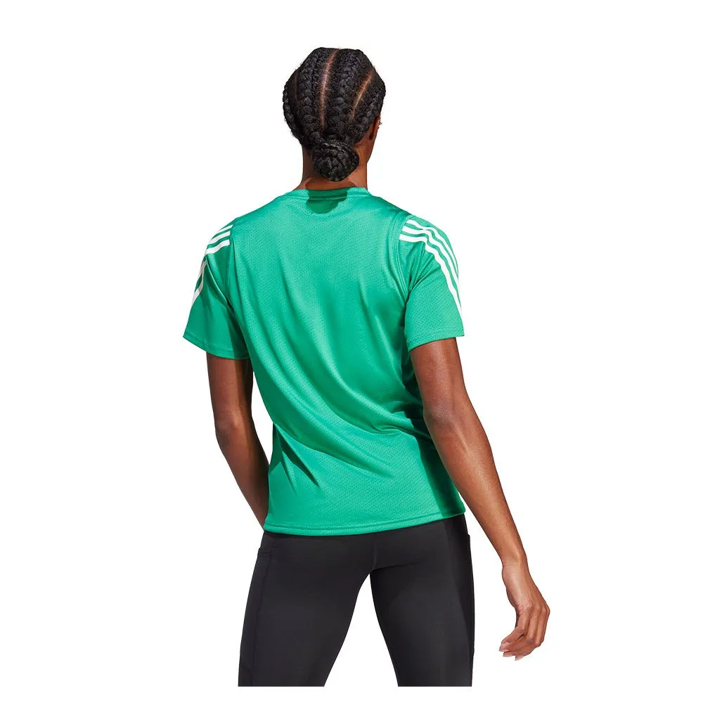 adidas Run Icons 3s Lo Ca T-shirt Med Korta ärmar female, Semi court green