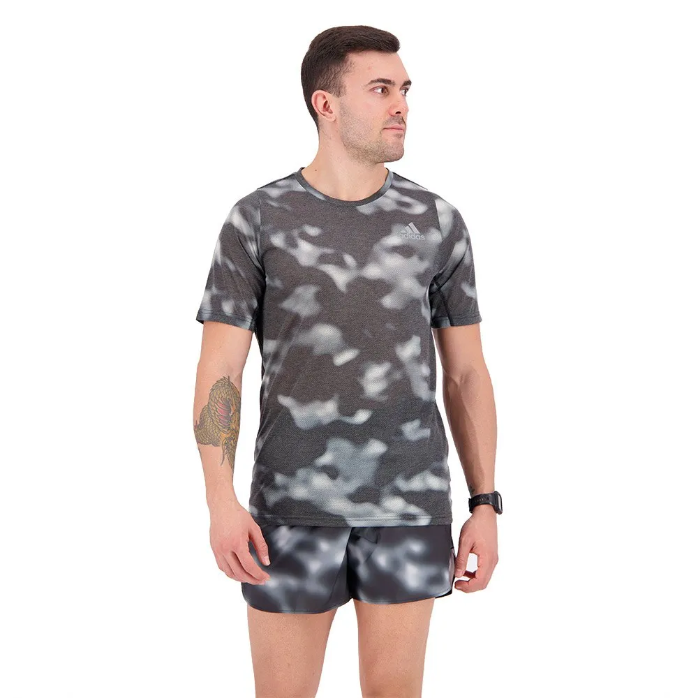 adidas Run Icons Aop T-shirt Med Korta ärmar male