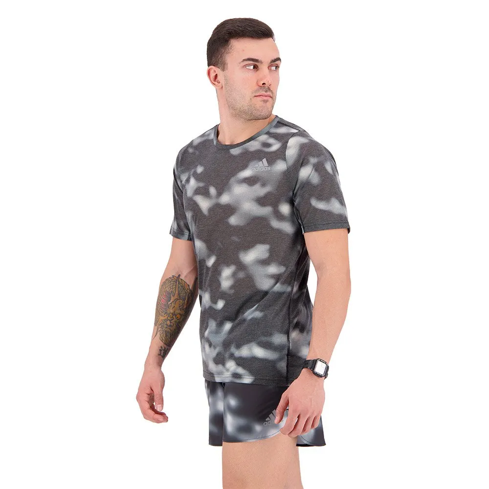 adidas Run Icons Aop T-shirt Med Korta ärmar male