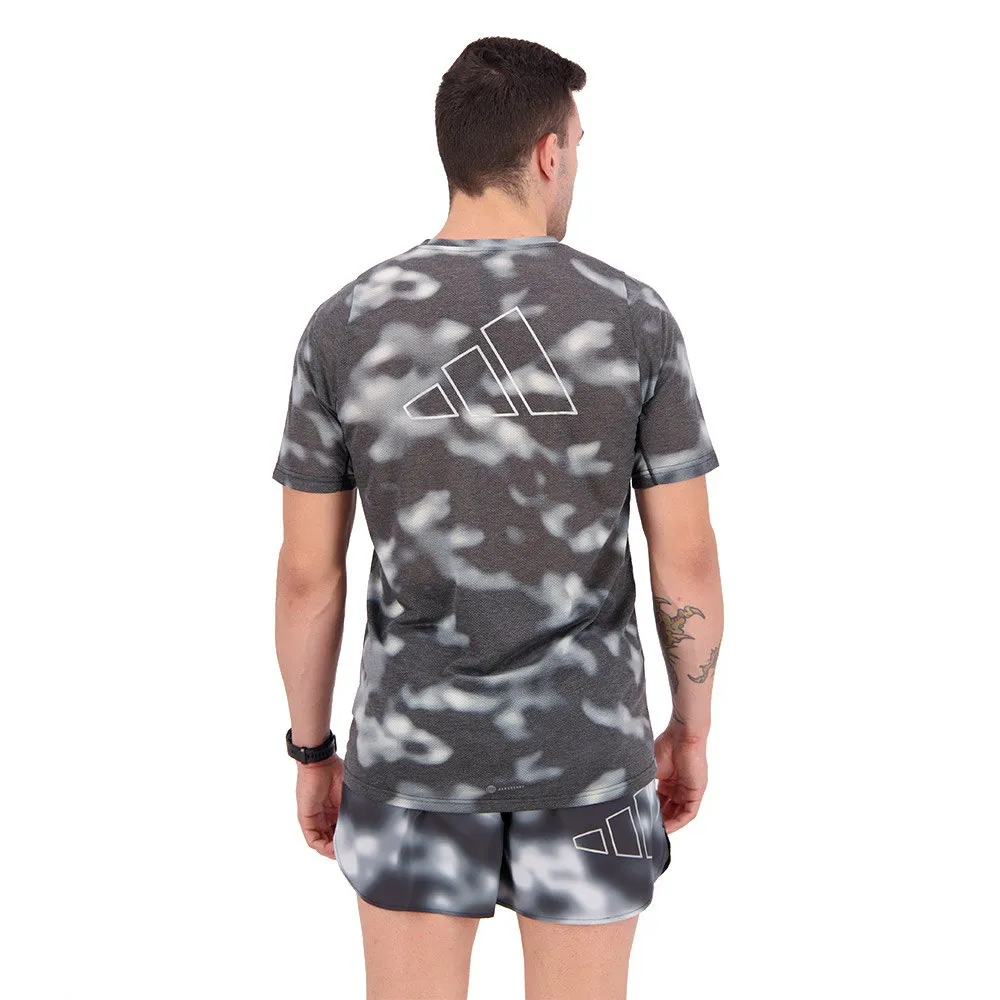adidas Run Icons Aop T-shirt Med Korta ärmar male