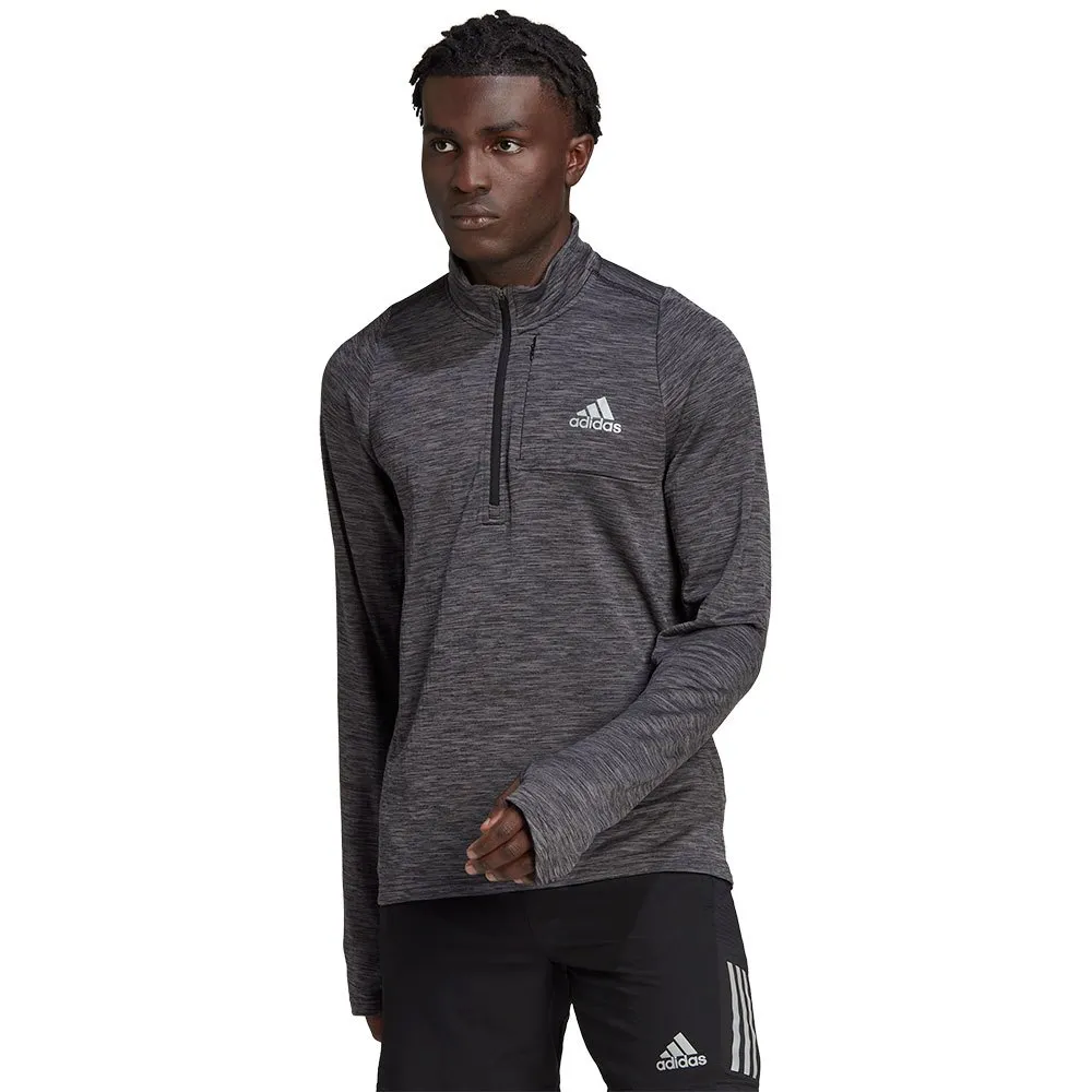 adidas Run Icons Cover Tröja male, Black