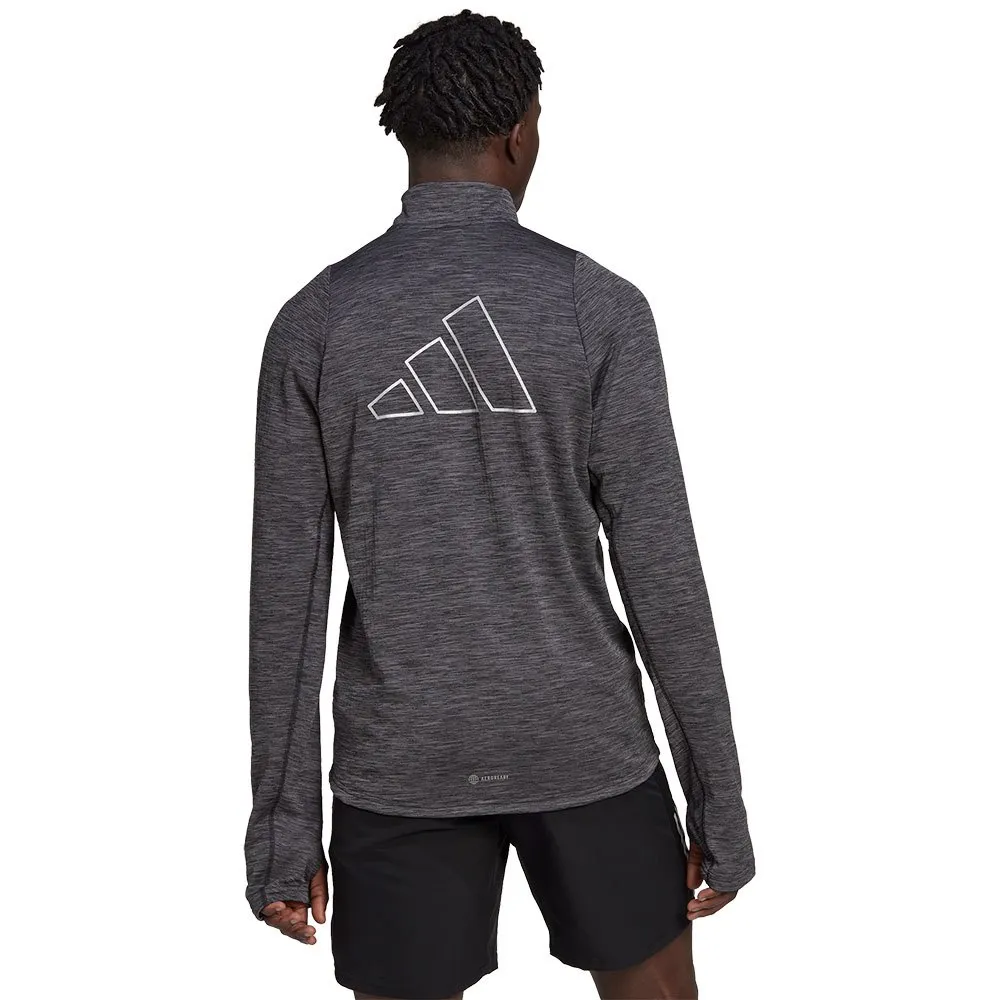 adidas Run Icons Cover Tröja male, Black