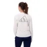 adidas Run Icons T-shirt Med Lång ärm female, White