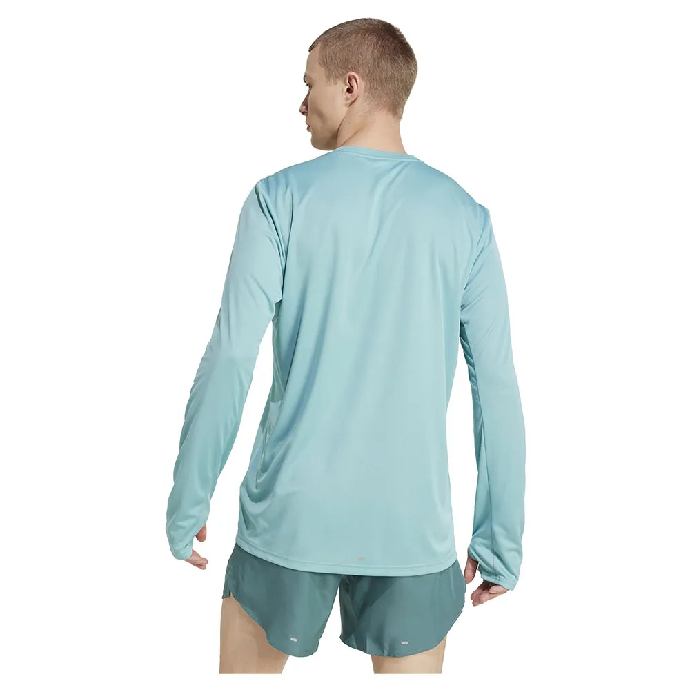 adidas Run It T-shirt Med Lång ärm male, Mint ton adidas Run It T-shirt Med Lång ärm male, Mint ton