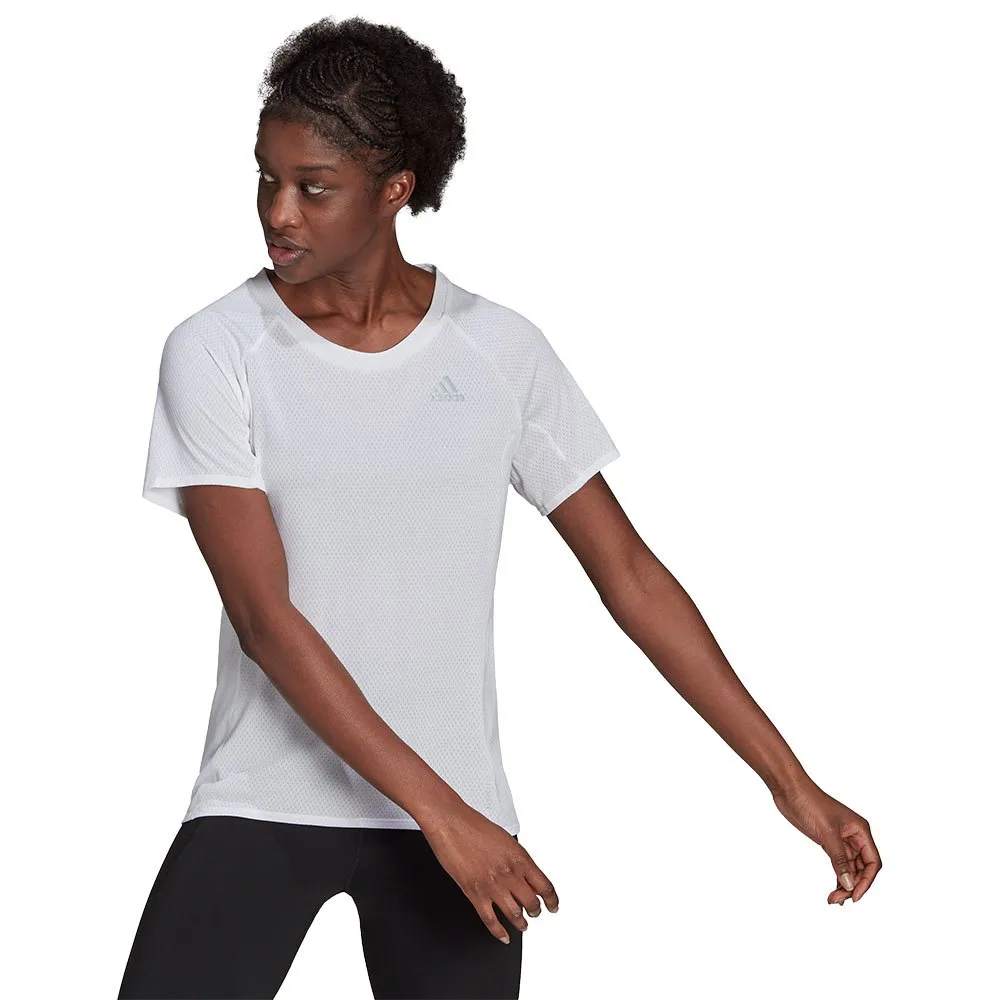 adidas Runner T-shirt Med Korta ärmar female, White