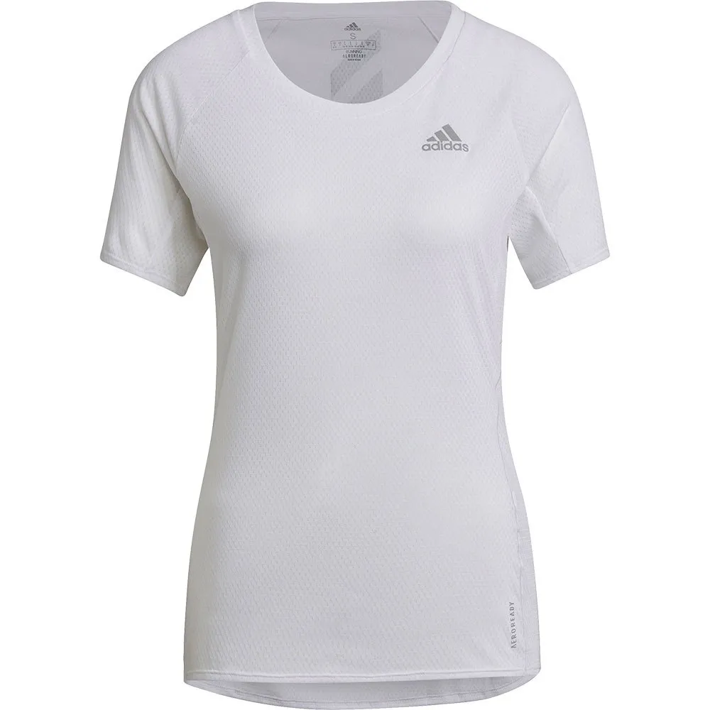 adidas Runner T-shirt Med Korta ärmar female, White