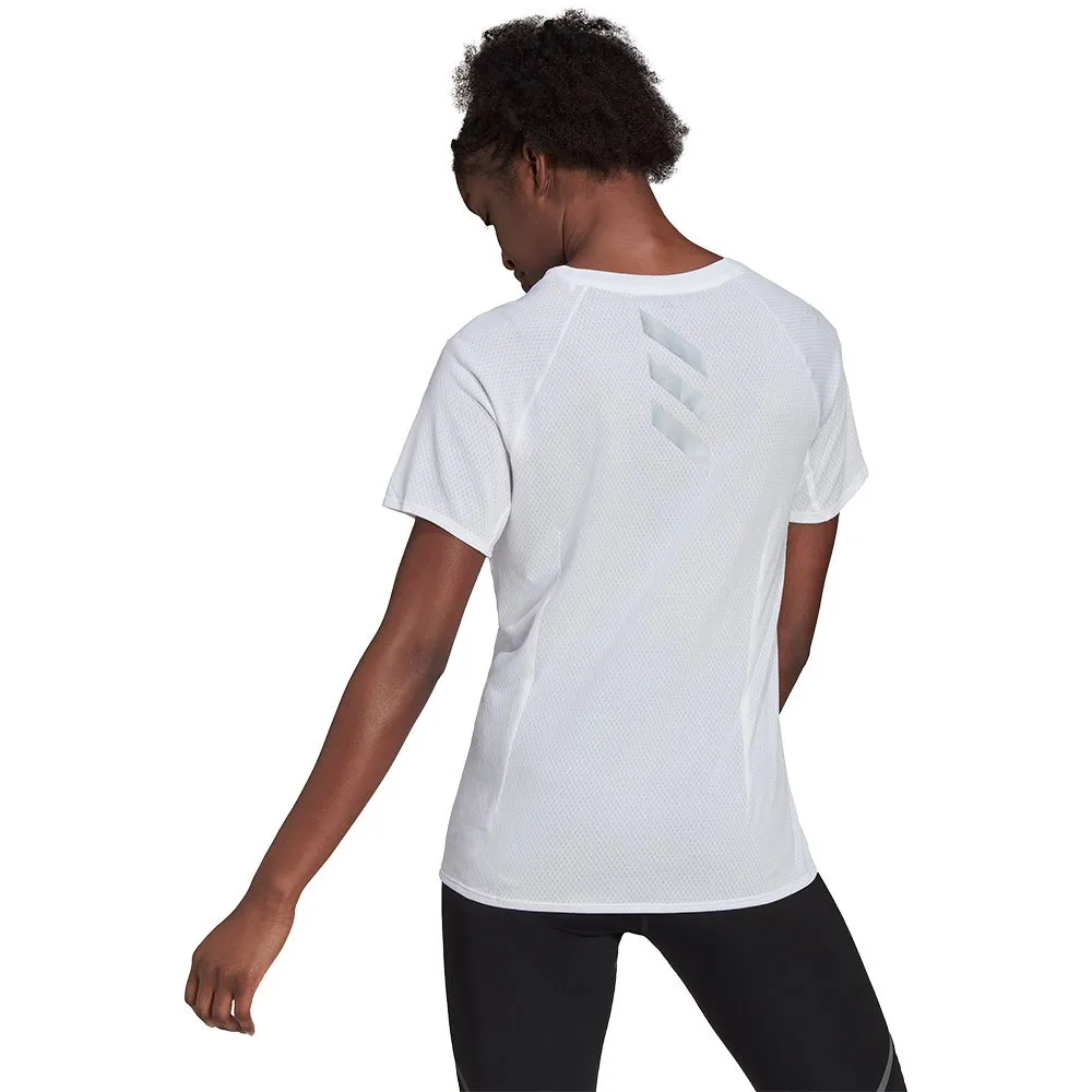 adidas Runner T-shirt Med Korta ärmar female, White