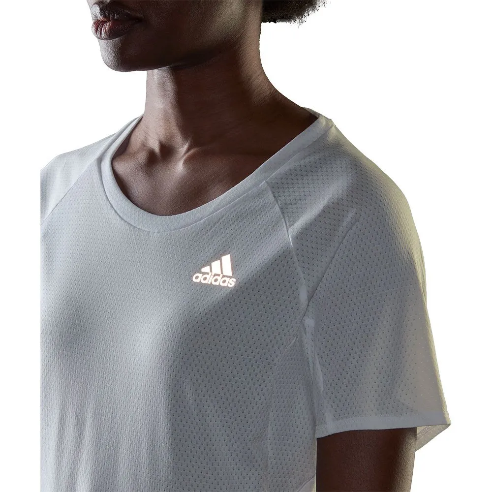 adidas Runner T-shirt Med Korta ärmar female, White