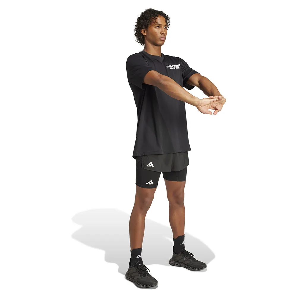 adidas Running Tacos Later Graphic T-shirt Med Korta ärmar male adidas Running Tacos Later Graphic T-shirt Med Korta ärmar male